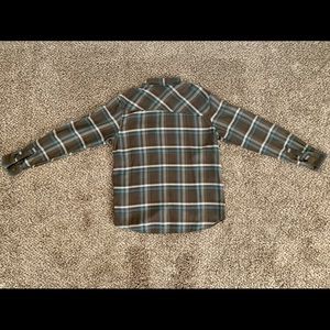 Vans Brown/Green striped men’s Flannel